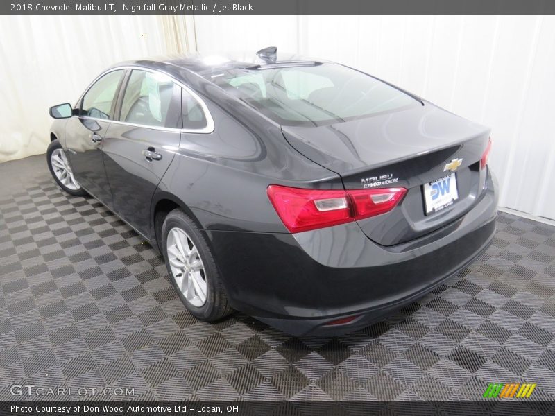 Nightfall Gray Metallic / Jet Black 2018 Chevrolet Malibu LT