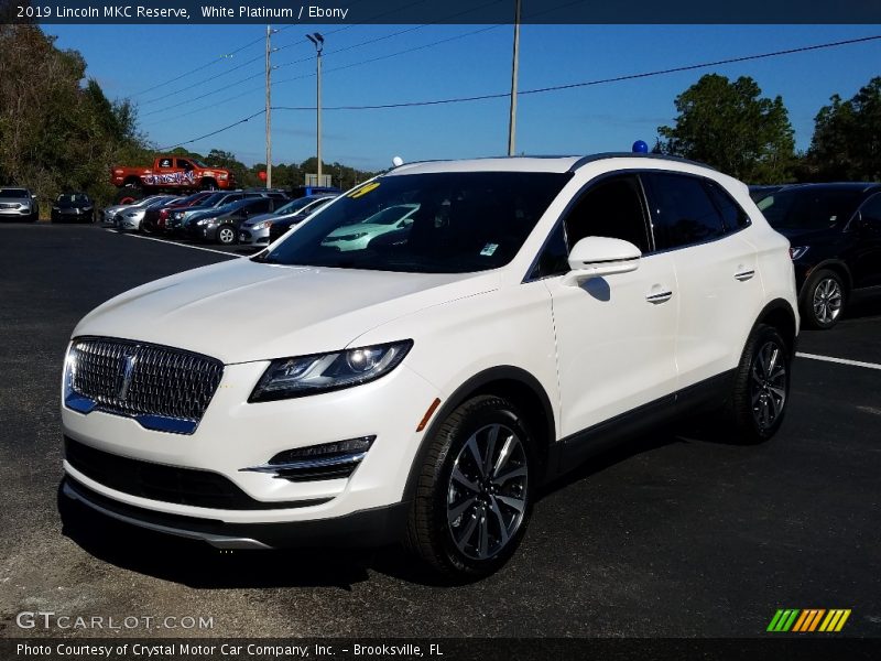 White Platinum / Ebony 2019 Lincoln MKC Reserve