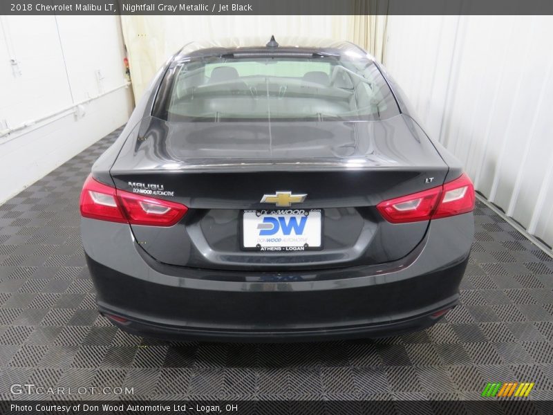 Nightfall Gray Metallic / Jet Black 2018 Chevrolet Malibu LT