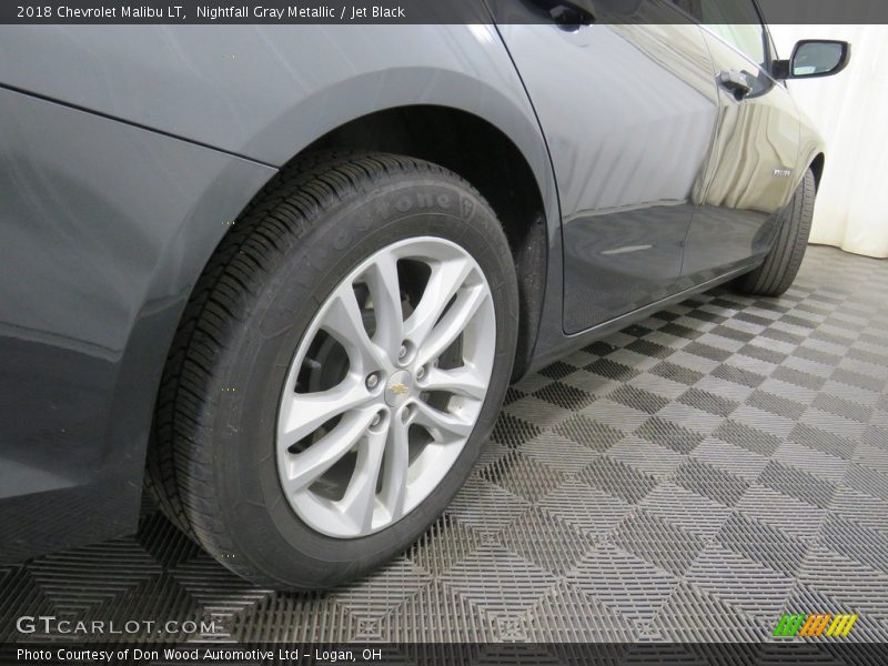 Nightfall Gray Metallic / Jet Black 2018 Chevrolet Malibu LT