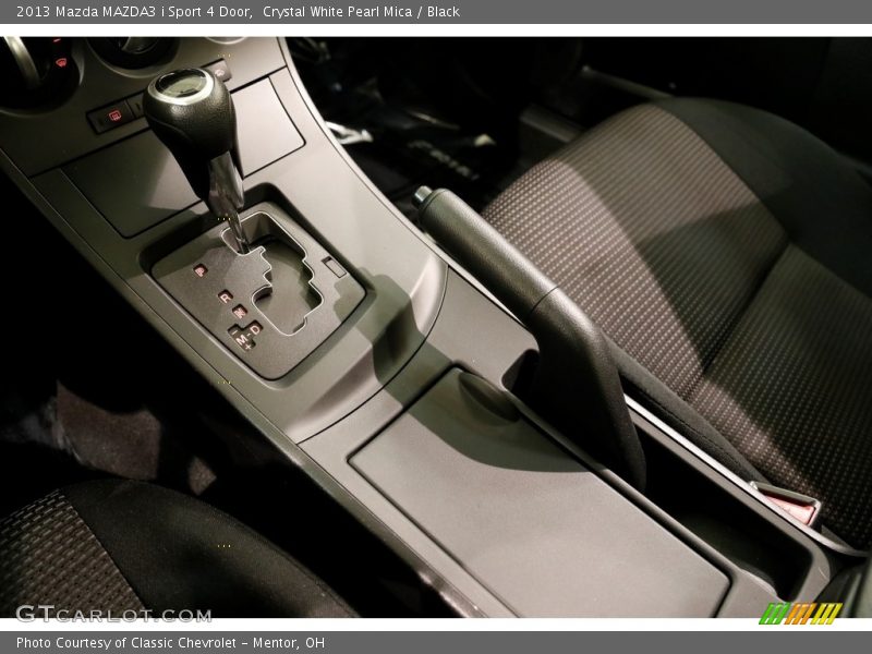Crystal White Pearl Mica / Black 2013 Mazda MAZDA3 i Sport 4 Door