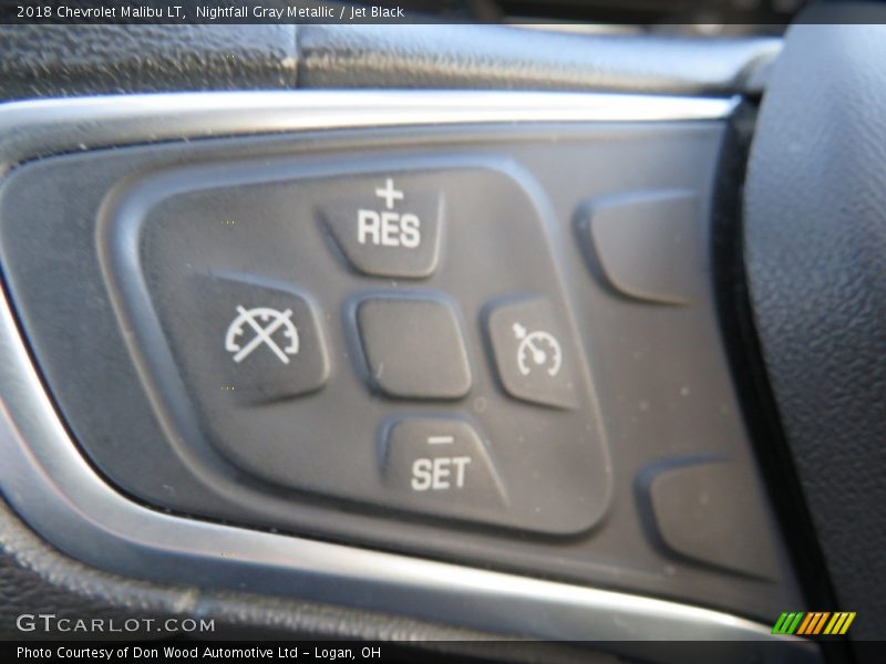 Nightfall Gray Metallic / Jet Black 2018 Chevrolet Malibu LT