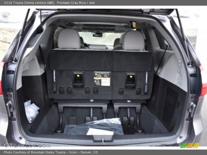 Predawn Gray Mica / Ash 2019 Toyota Sienna Limited AWD