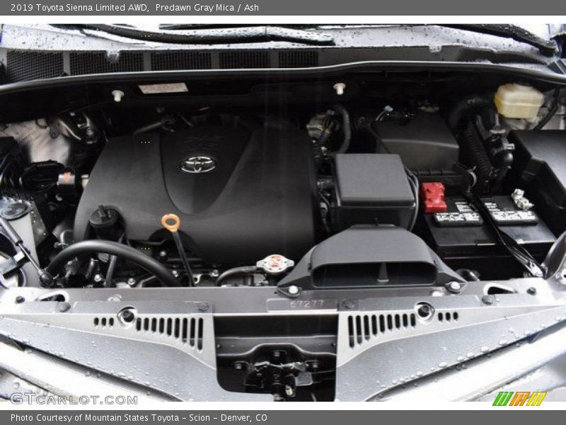 Predawn Gray Mica / Ash 2019 Toyota Sienna Limited AWD
