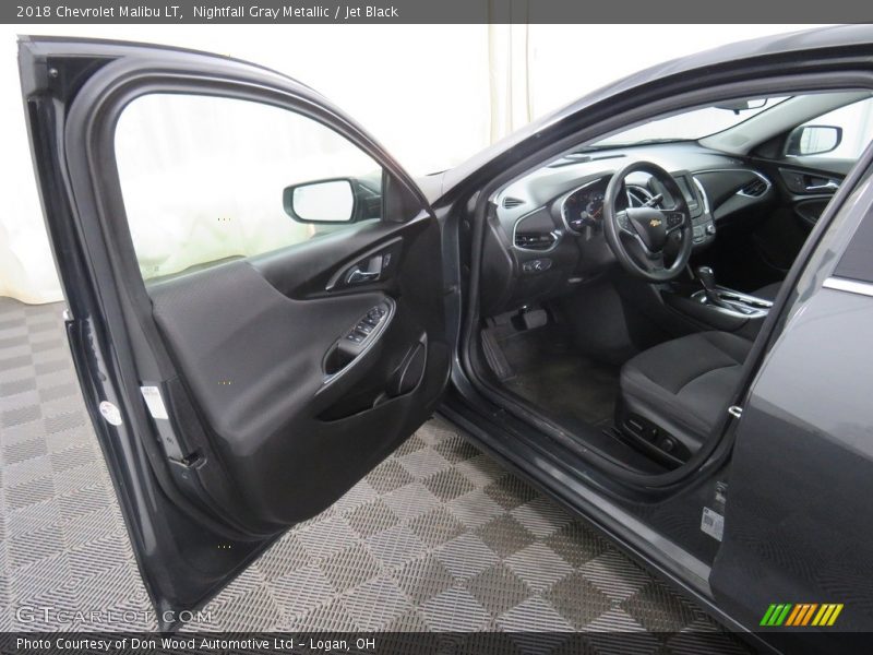 Nightfall Gray Metallic / Jet Black 2018 Chevrolet Malibu LT