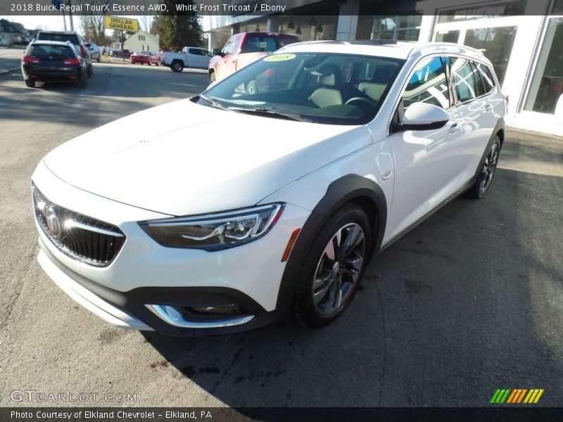 White Frost Tricoat / Ebony 2018 Buick Regal TourX Essence AWD