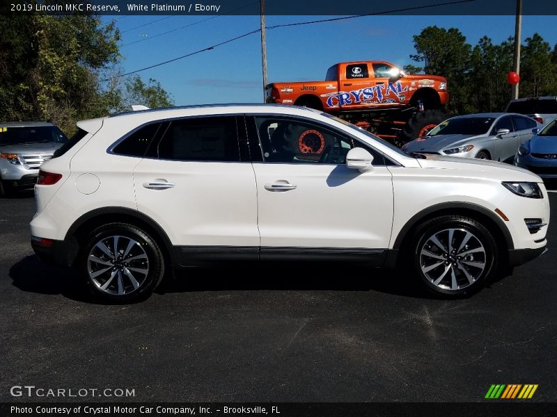 White Platinum / Ebony 2019 Lincoln MKC Reserve