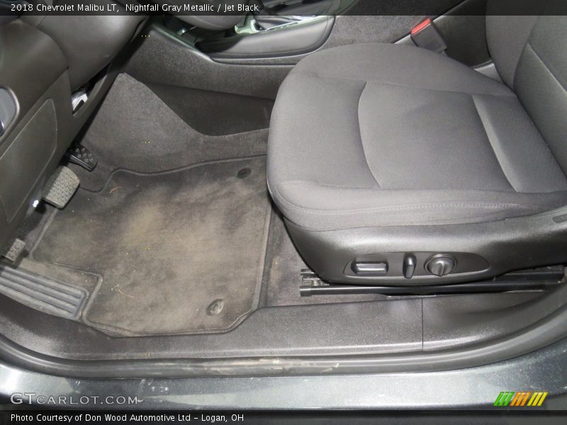 Nightfall Gray Metallic / Jet Black 2018 Chevrolet Malibu LT