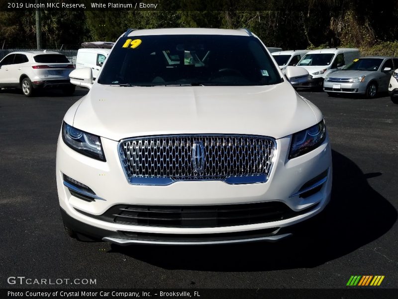 White Platinum / Ebony 2019 Lincoln MKC Reserve