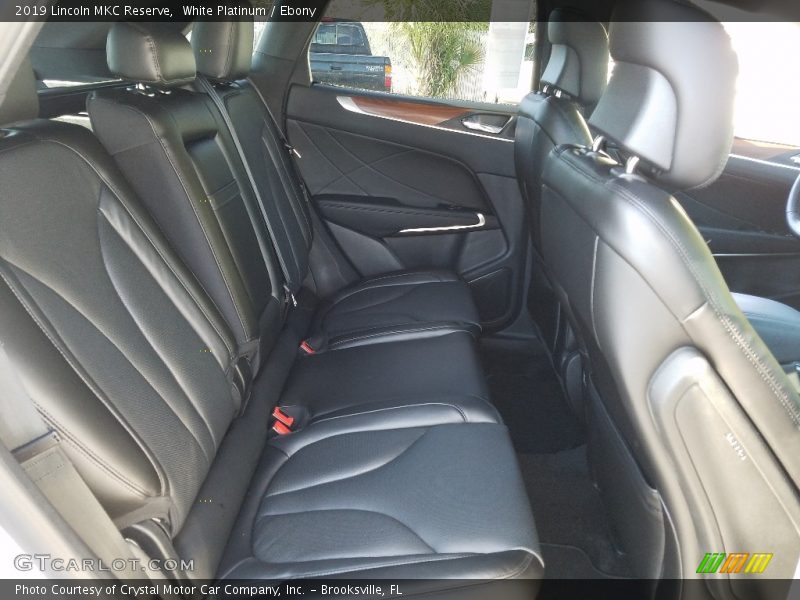 Rear Seat of 2019 MKC Reserve