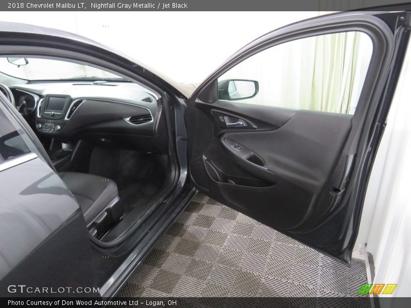 Nightfall Gray Metallic / Jet Black 2018 Chevrolet Malibu LT