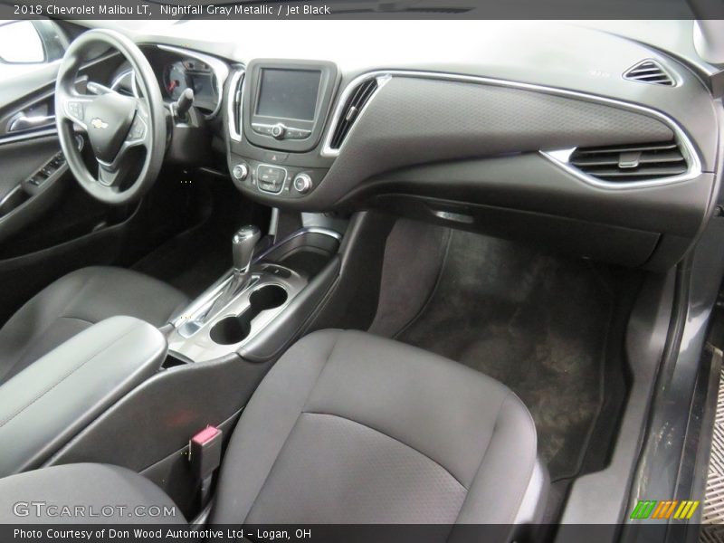 Nightfall Gray Metallic / Jet Black 2018 Chevrolet Malibu LT