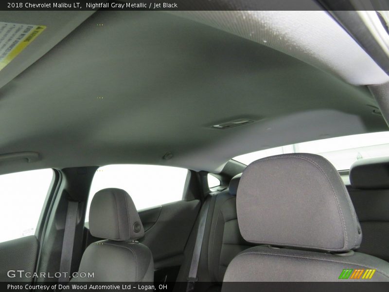 Nightfall Gray Metallic / Jet Black 2018 Chevrolet Malibu LT
