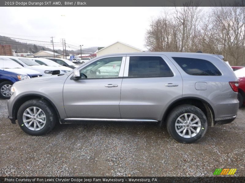 Billet / Black 2019 Dodge Durango SXT AWD