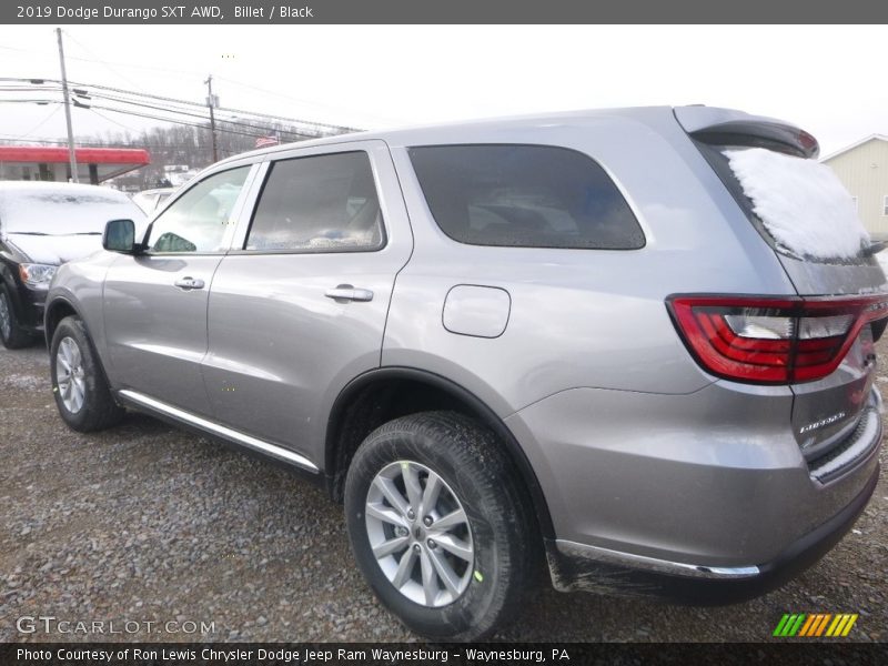 Billet / Black 2019 Dodge Durango SXT AWD