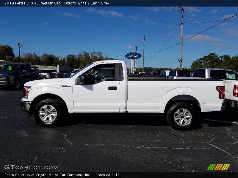 Oxford White / Earth Gray 2019 Ford F150 XL Regular Cab