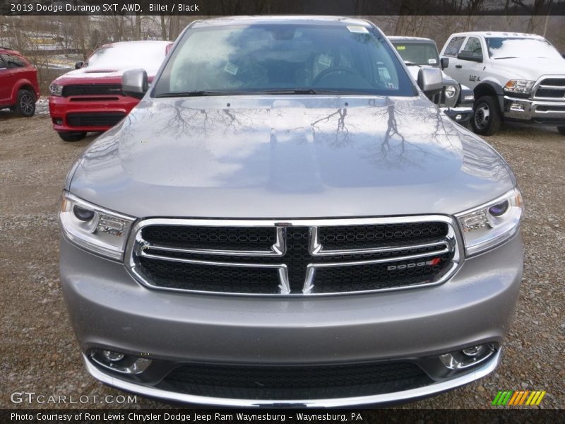 Billet / Black 2019 Dodge Durango SXT AWD