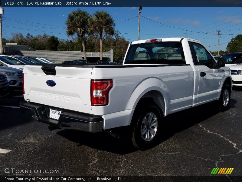 Oxford White / Earth Gray 2019 Ford F150 XL Regular Cab
