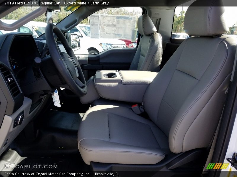 Oxford White / Earth Gray 2019 Ford F150 XL Regular Cab