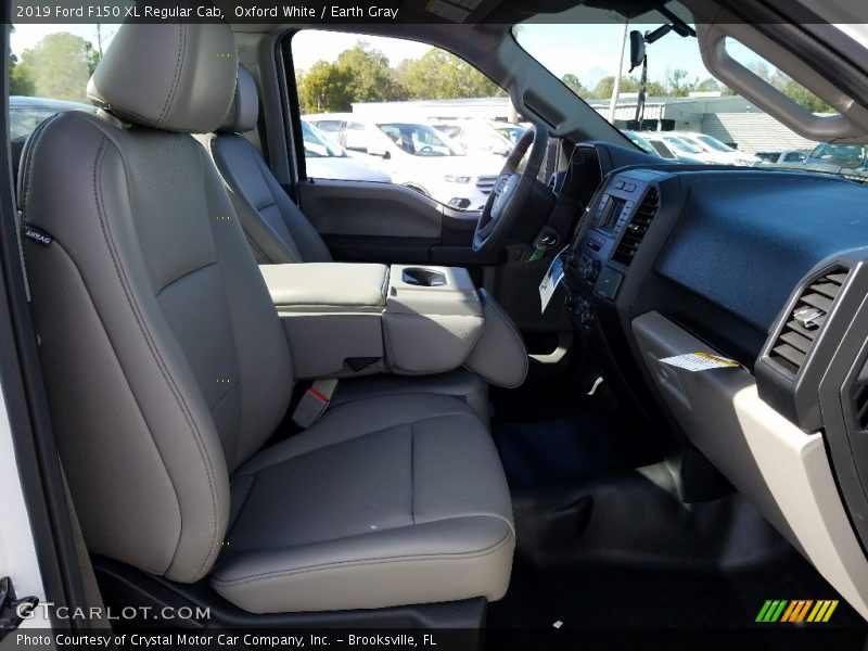 Oxford White / Earth Gray 2019 Ford F150 XL Regular Cab
