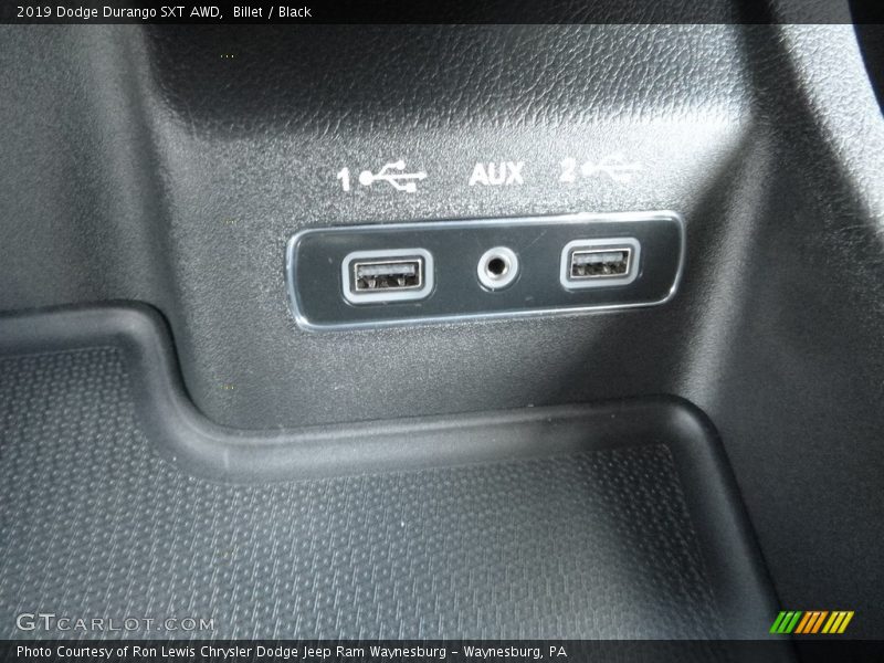Billet / Black 2019 Dodge Durango SXT AWD
