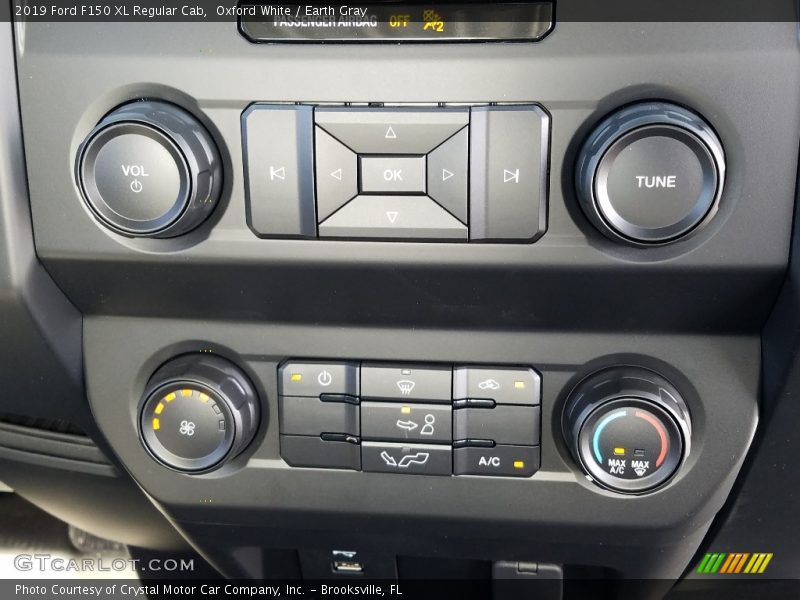 Controls of 2019 F150 XL Regular Cab