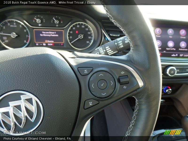 White Frost Tricoat / Ebony 2018 Buick Regal TourX Essence AWD
