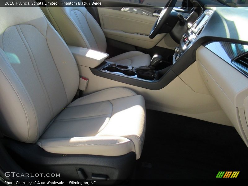 Phantom Black / Beige 2018 Hyundai Sonata Limited
