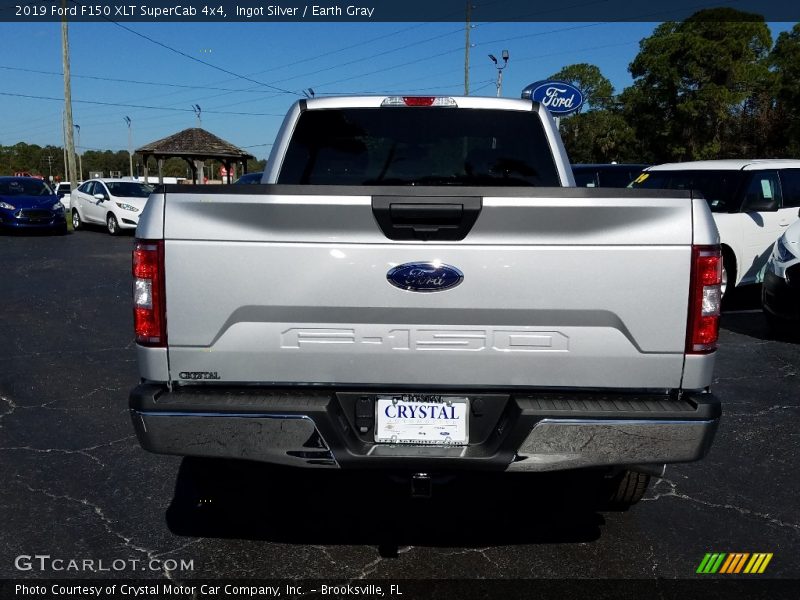 Ingot Silver / Earth Gray 2019 Ford F150 XLT SuperCab 4x4