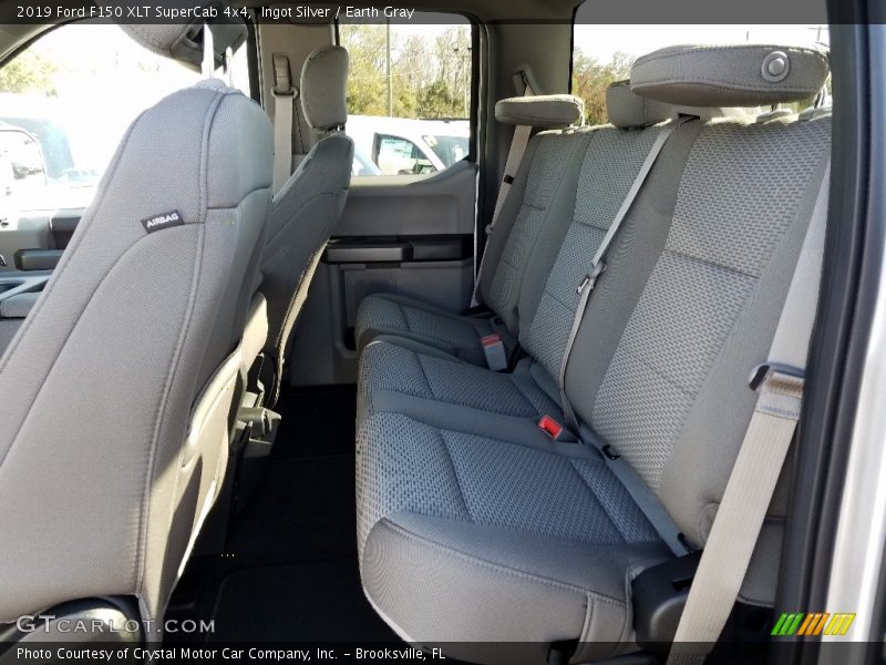 Ingot Silver / Earth Gray 2019 Ford F150 XLT SuperCab 4x4