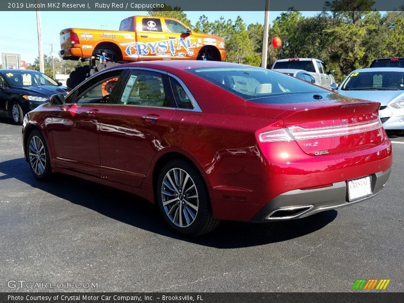 Ruby Red / Cappuccino 2019 Lincoln MKZ Reserve I