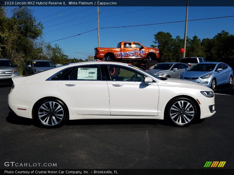  2019 MKZ Hybrid Reserve II White Platinum