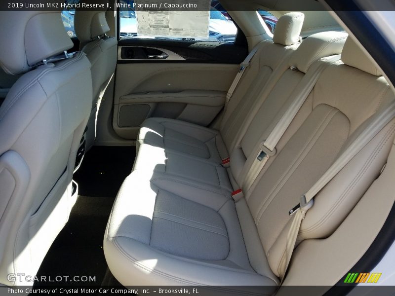 White Platinum / Cappuccino 2019 Lincoln MKZ Hybrid Reserve II