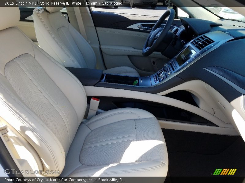 White Platinum / Cappuccino 2019 Lincoln MKZ Hybrid Reserve II