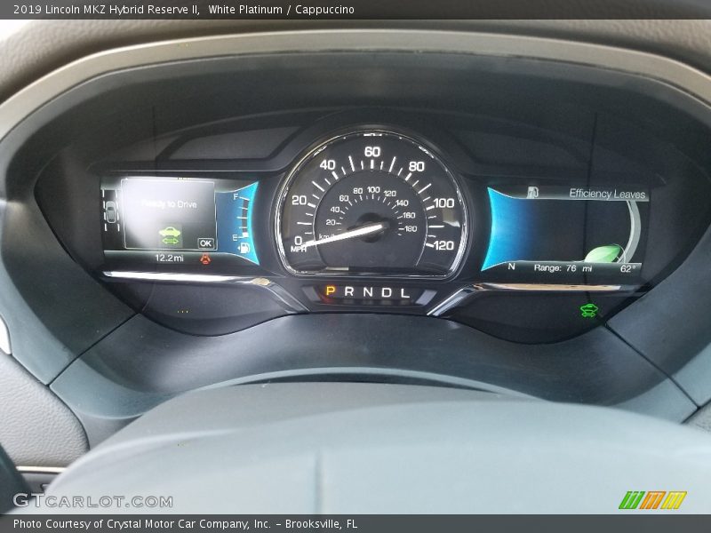White Platinum / Cappuccino 2019 Lincoln MKZ Hybrid Reserve II