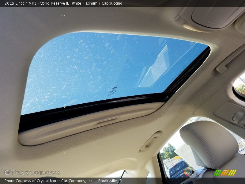White Platinum / Cappuccino 2019 Lincoln MKZ Hybrid Reserve II