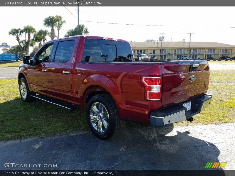 Ruby Red / Earth Gray 2019 Ford F150 XLT SuperCrew