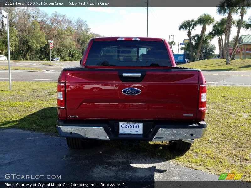 Ruby Red / Earth Gray 2019 Ford F150 XLT SuperCrew