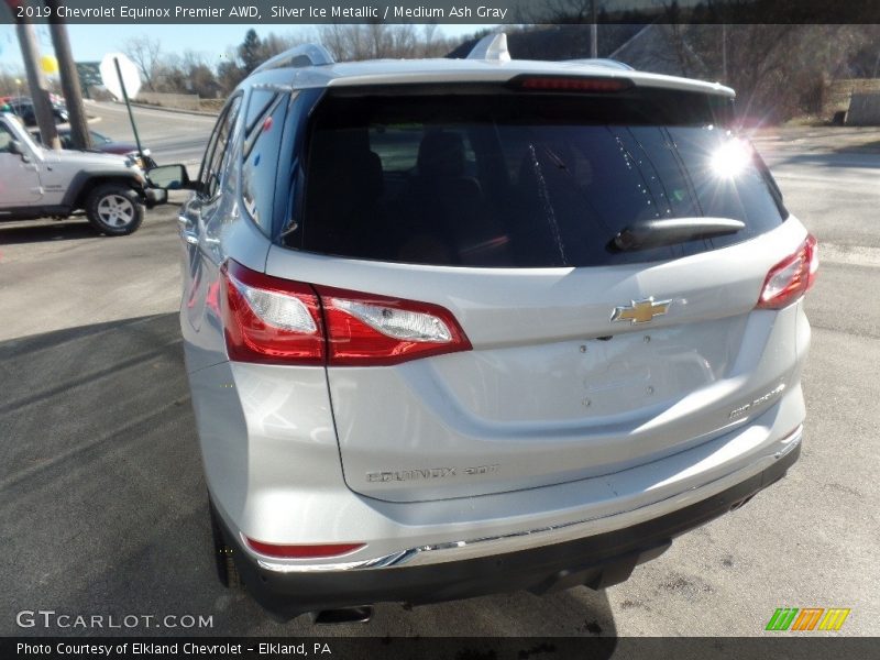 Silver Ice Metallic / Medium Ash Gray 2019 Chevrolet Equinox Premier AWD