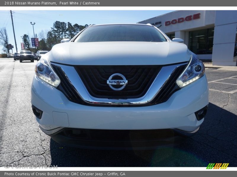 Pearl White / Cashmere 2018 Nissan Murano Platinum