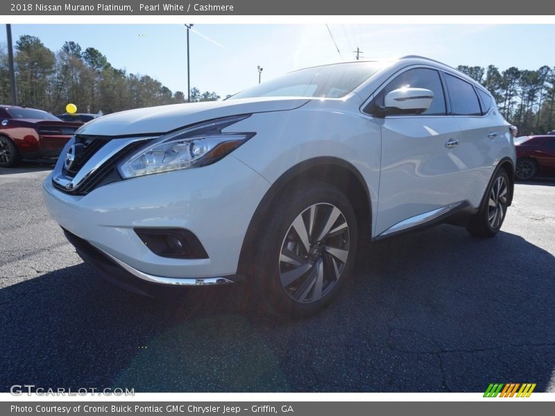 Pearl White / Cashmere 2018 Nissan Murano Platinum