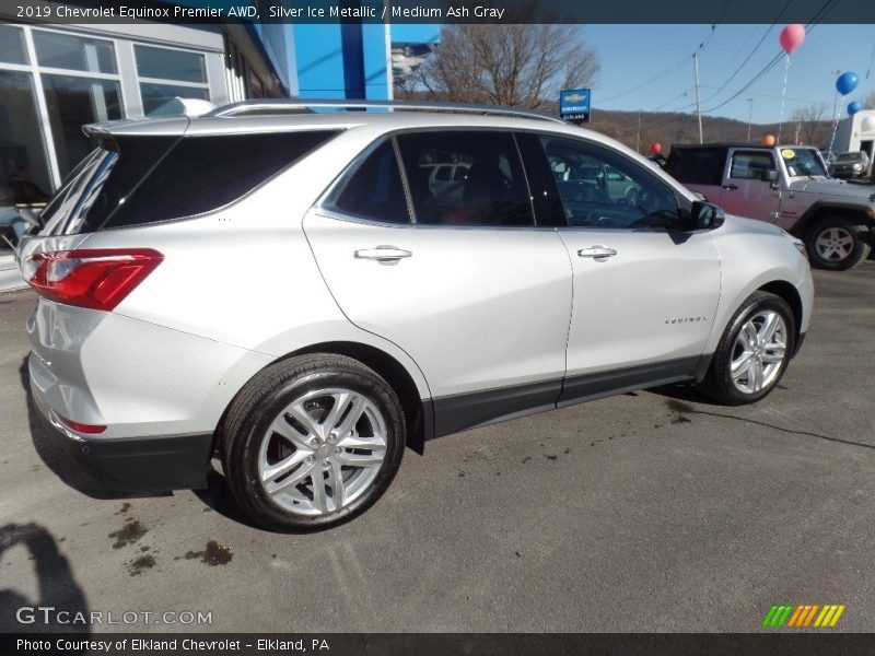 Silver Ice Metallic / Medium Ash Gray 2019 Chevrolet Equinox Premier AWD