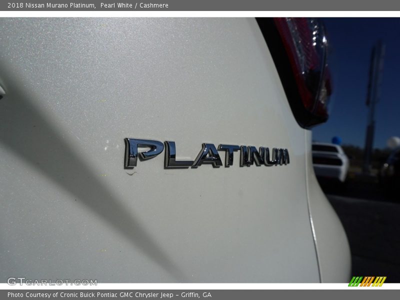 Pearl White / Cashmere 2018 Nissan Murano Platinum
