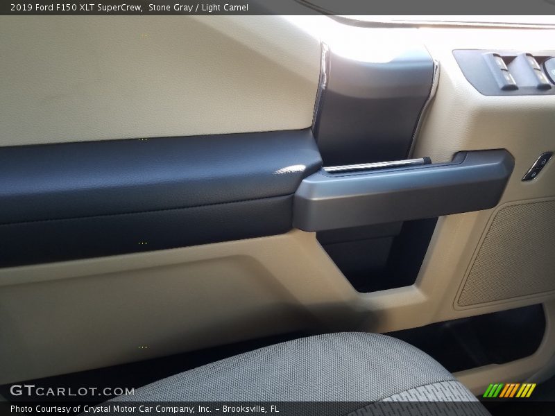 Stone Gray / Light Camel 2019 Ford F150 XLT SuperCrew