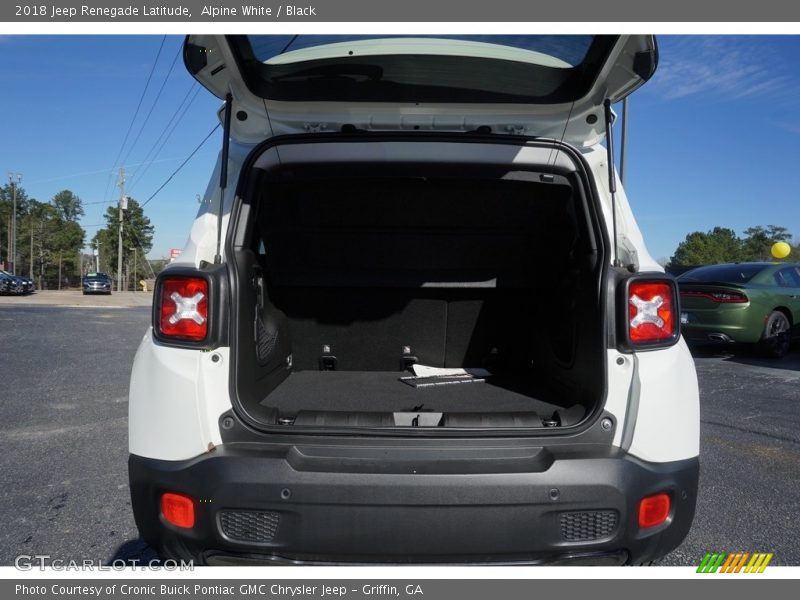 Alpine White / Black 2018 Jeep Renegade Latitude