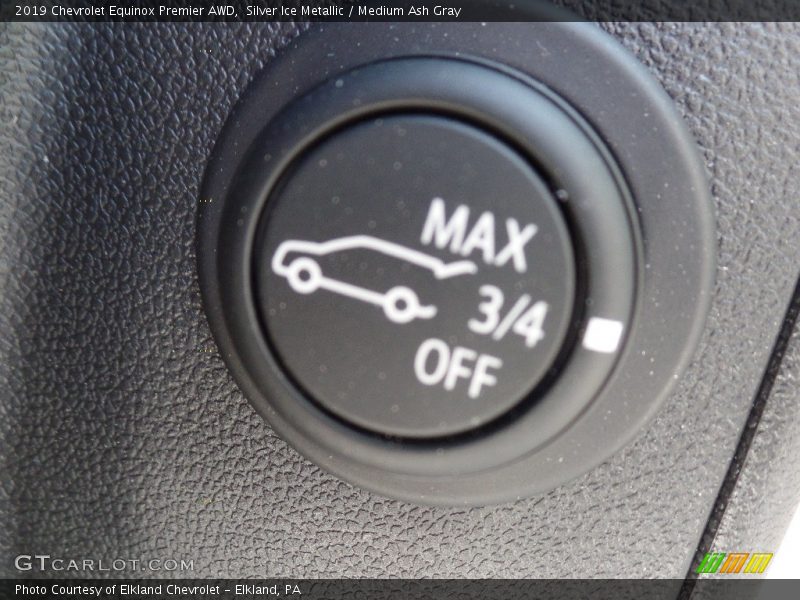 Silver Ice Metallic / Medium Ash Gray 2019 Chevrolet Equinox Premier AWD