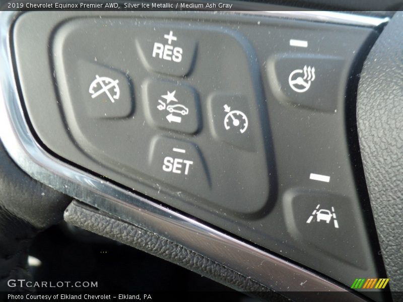 Silver Ice Metallic / Medium Ash Gray 2019 Chevrolet Equinox Premier AWD