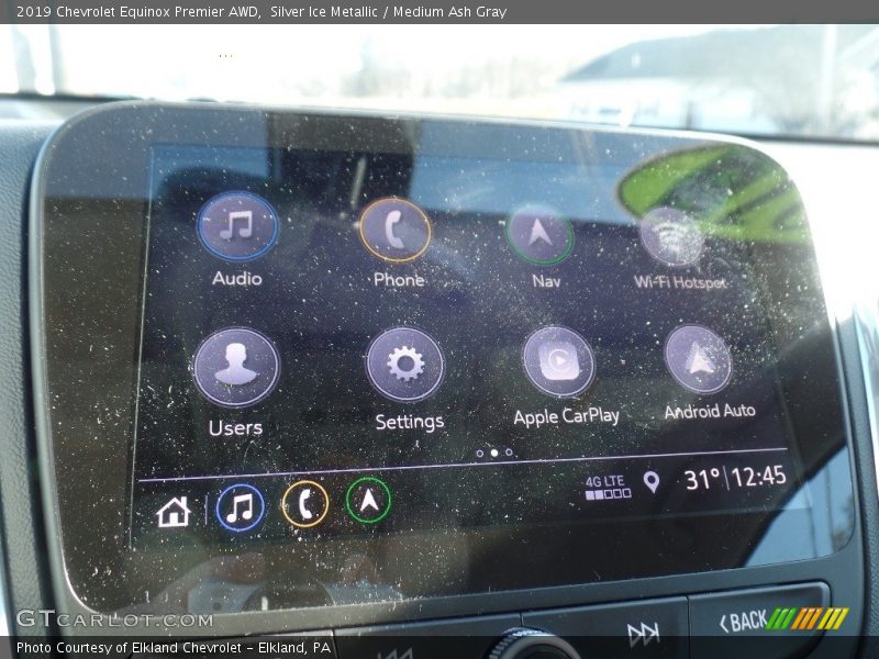 Silver Ice Metallic / Medium Ash Gray 2019 Chevrolet Equinox Premier AWD