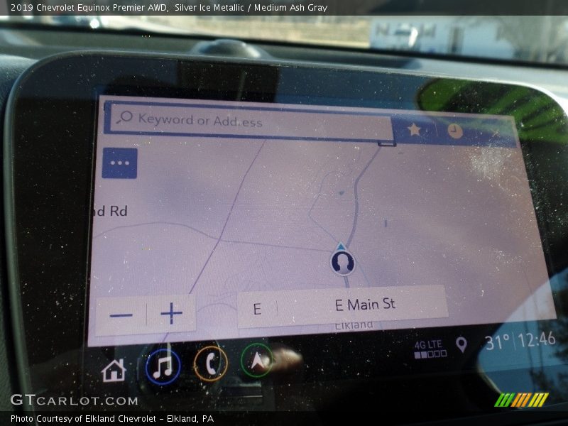 Silver Ice Metallic / Medium Ash Gray 2019 Chevrolet Equinox Premier AWD