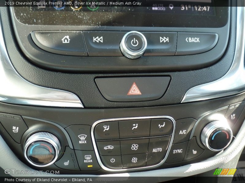 Silver Ice Metallic / Medium Ash Gray 2019 Chevrolet Equinox Premier AWD